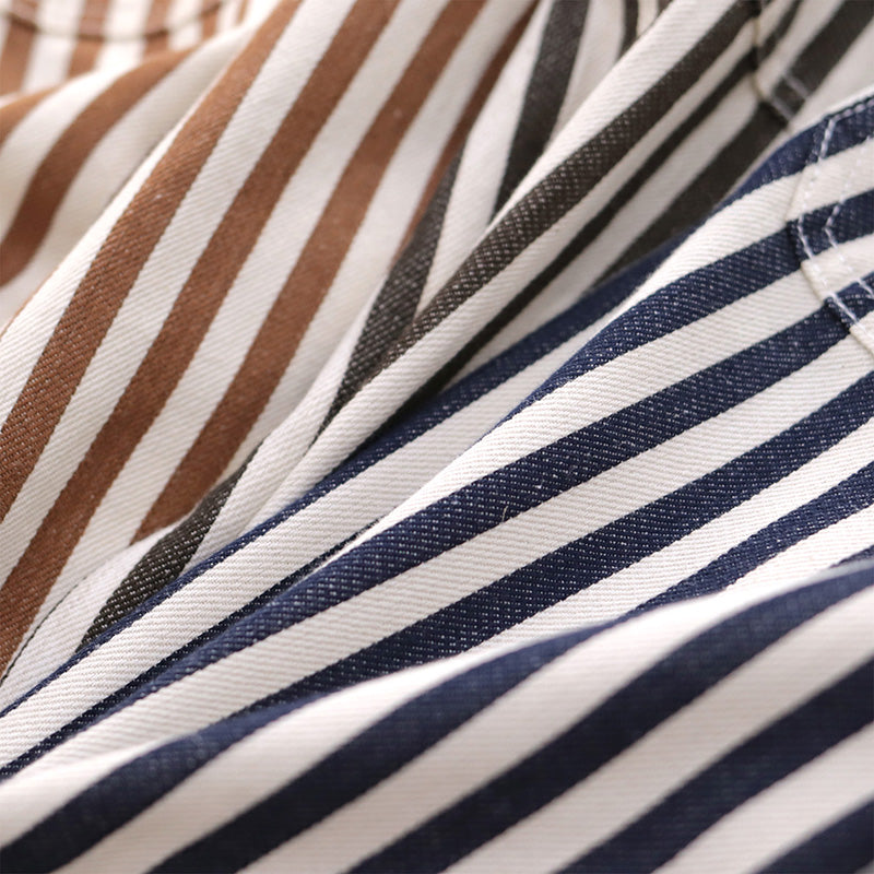 146 Akimeji Striped Shirt