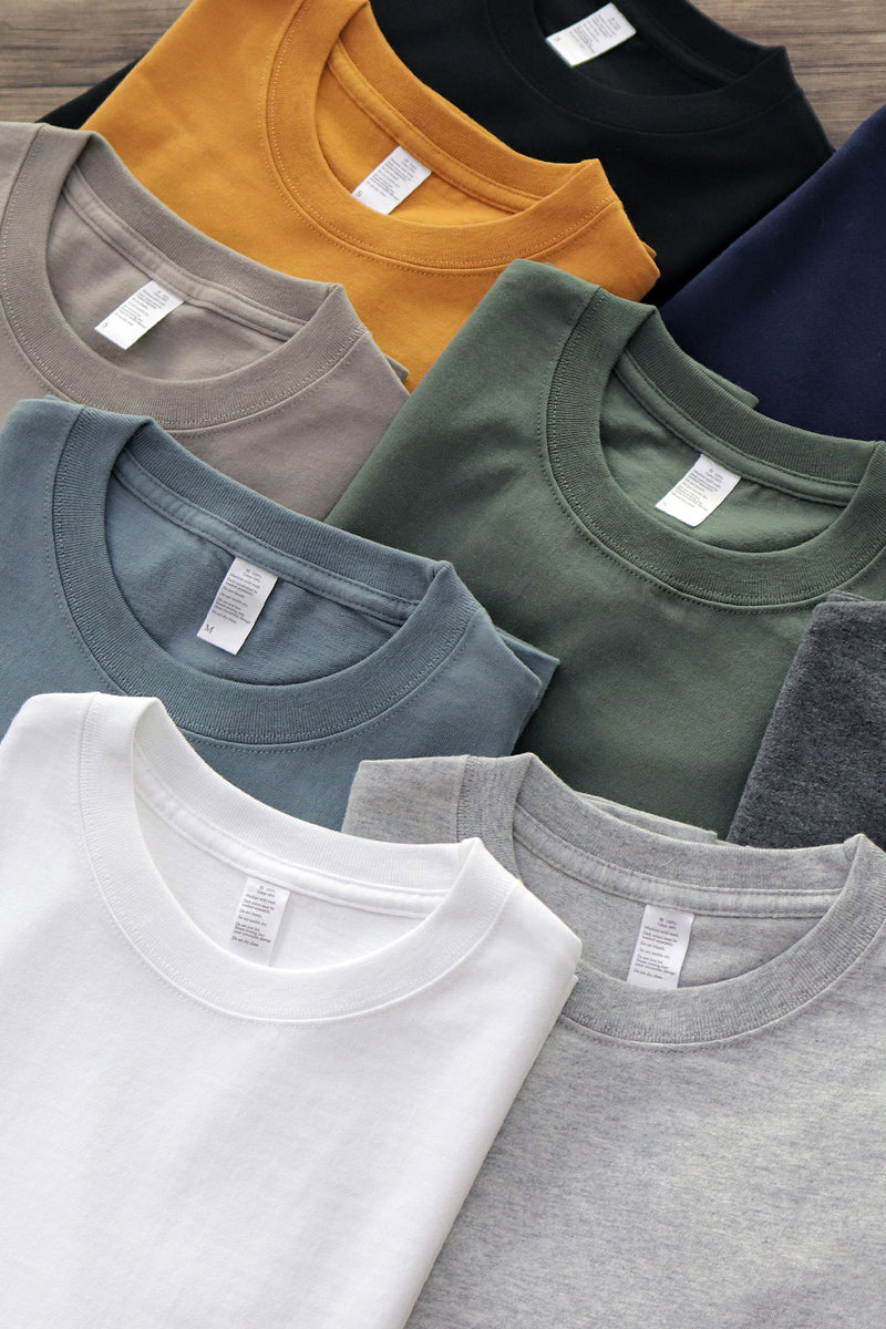 260G Basic Plain Long Sleeve Tee