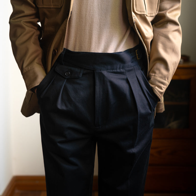 878 Premium Gurkha Loose Cropped Pants v.2