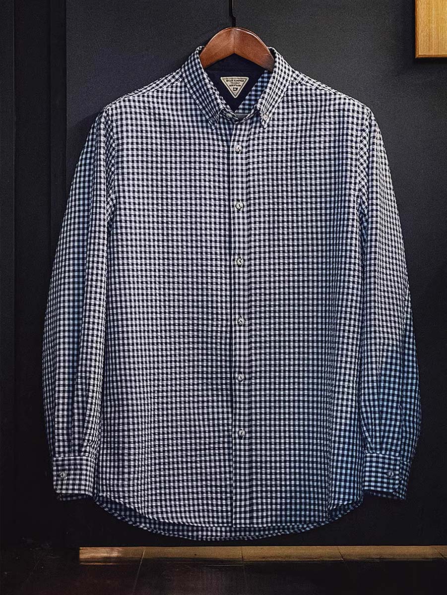 561 Yari Seersucker Long-Sleeve Shirt