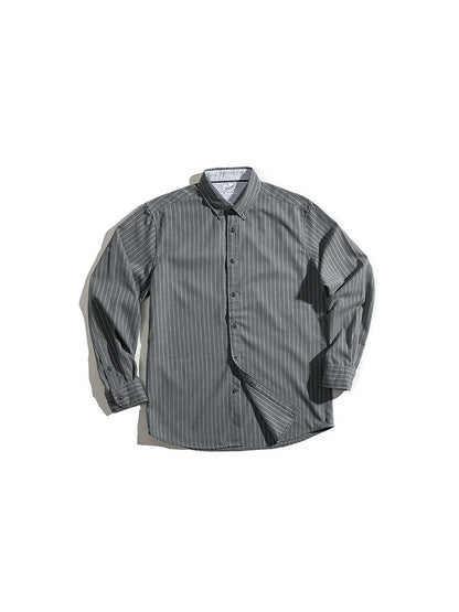 422 Makoto Pinstriped Long-Sleeved Shirt