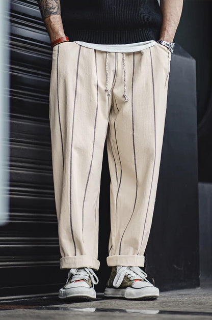 465 Kitsu Striped Casual Pants