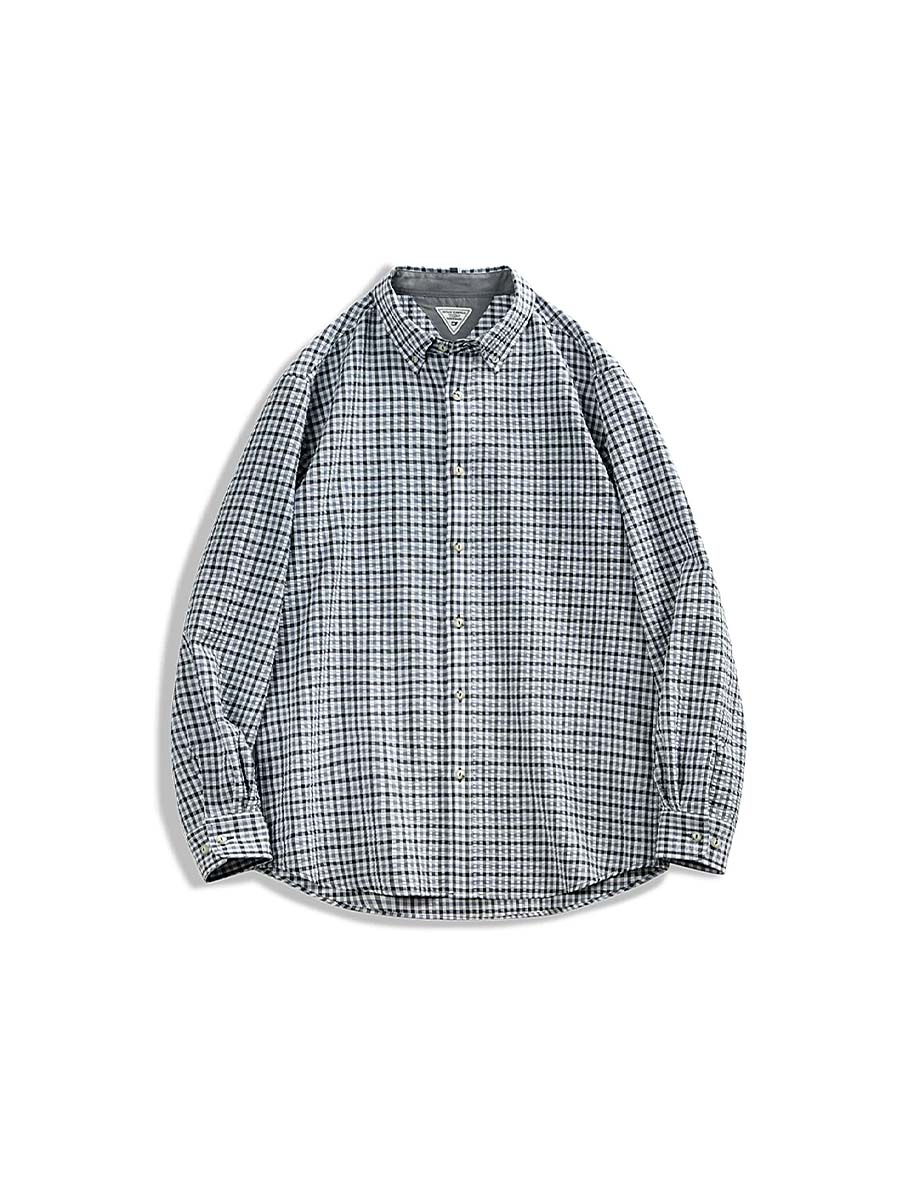 561 Yari Seersucker Long-Sleeve Shirt