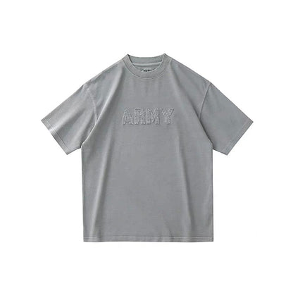 320G Pure Cotton "Army" Tee