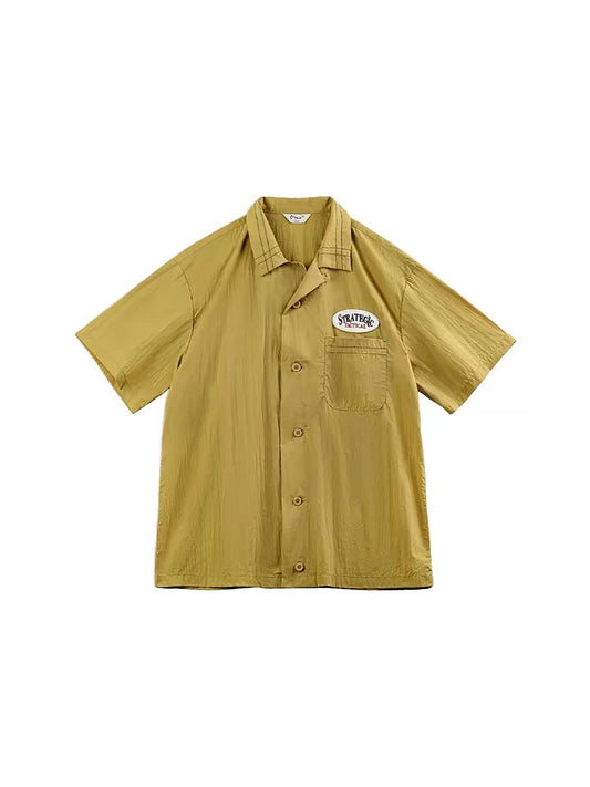 491 Enki Nylon Camp Collar Shirt