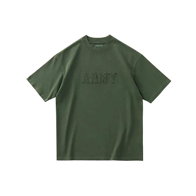 320G Pure Cotton "Army" Tee