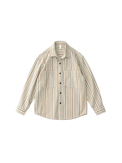 592 Taito Striped Long-Sleeve Shirt
