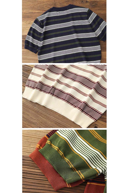 591 Kouji Knitted Short-Sleeve Tee