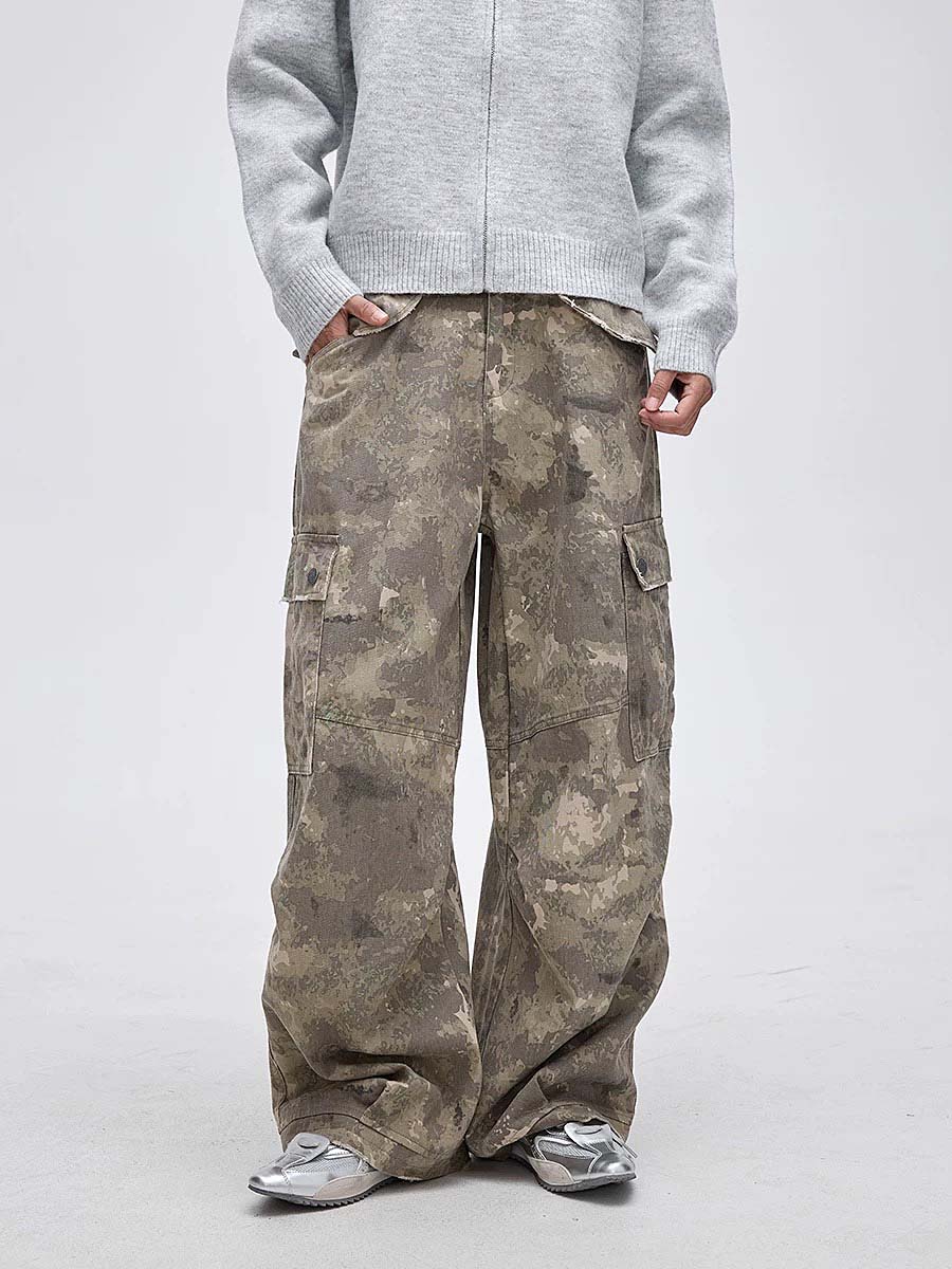 647 Osako "Sands" Printed Cargo Trousers