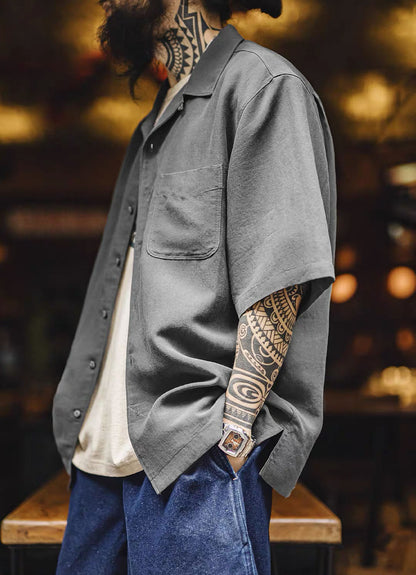 342 Tanaka Relaxed Short-Sleeve Shirt