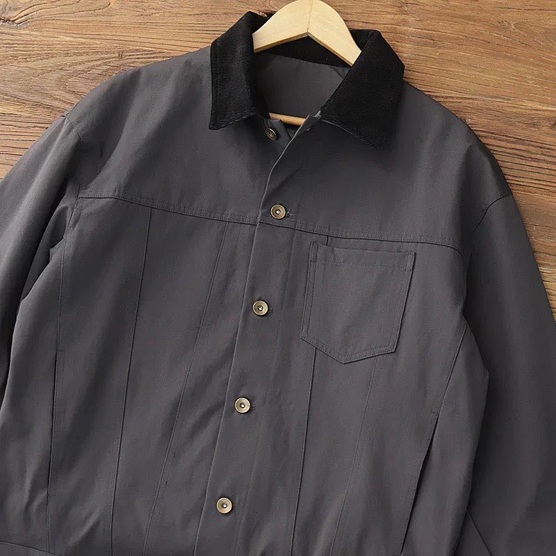 634 Taya Contrast Collar Ranch Jacket