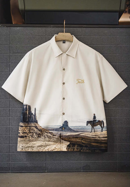 679 Kouye Printed Short-Sleeve Shirt