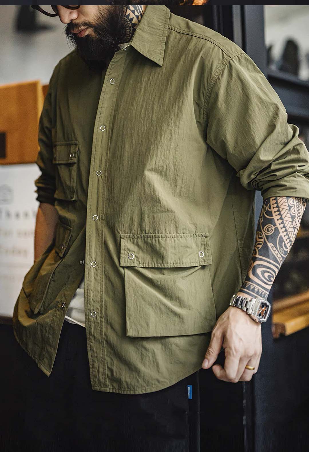 537 Rie Utilitarian Shirt