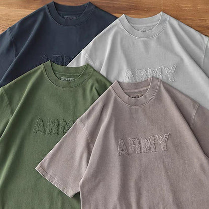 320G Pure Cotton "Army" Tee