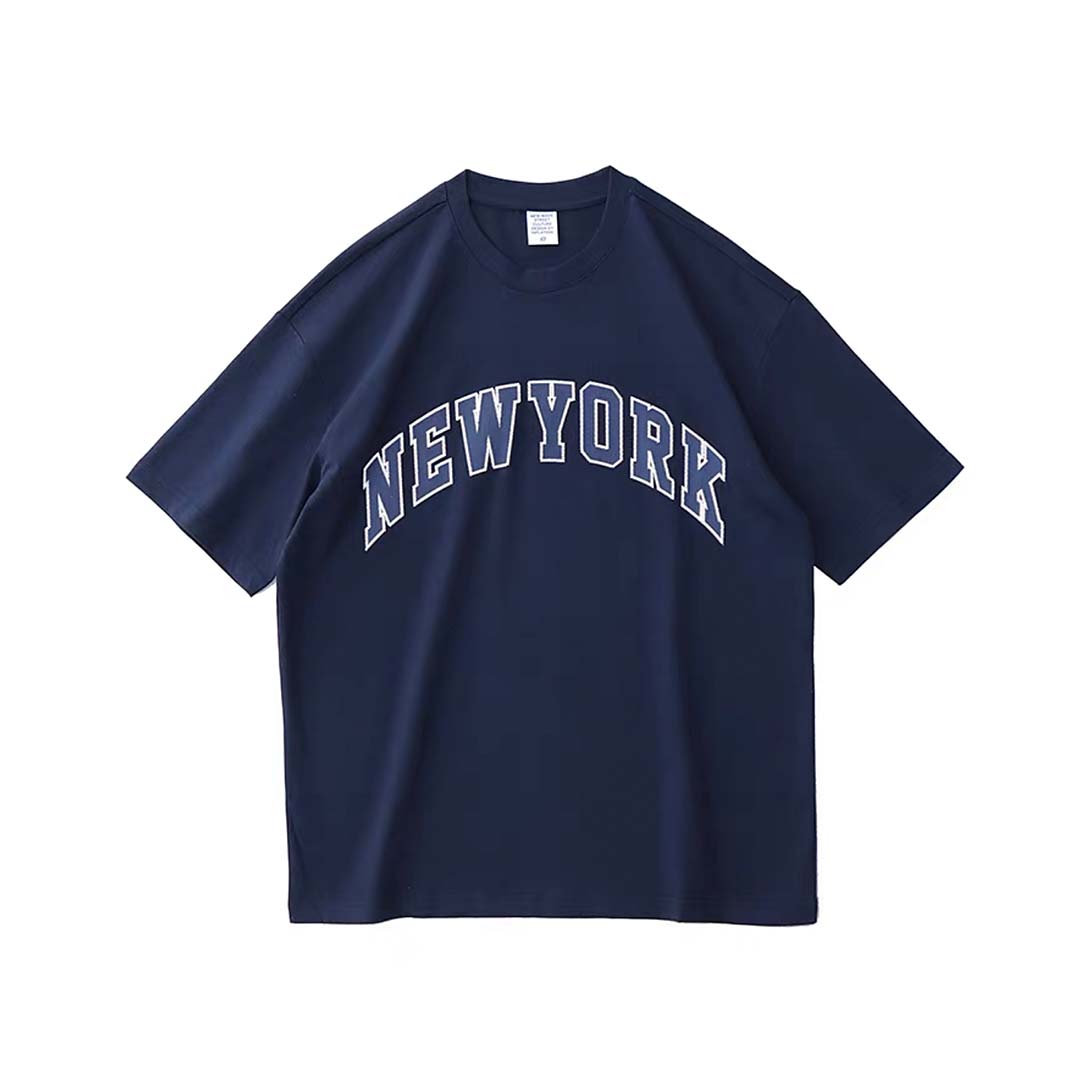 260G Embroidered "New York" Tee