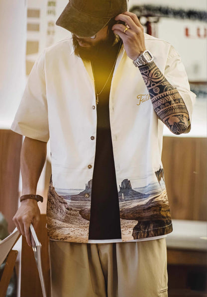 679 Kouye Printed Short-Sleeve Shirt