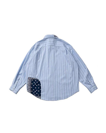 347 Ryōta Casual Pinstriped Shirt