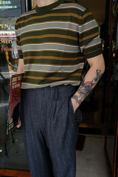 591 Kouji Knitted Short-Sleeve Tee