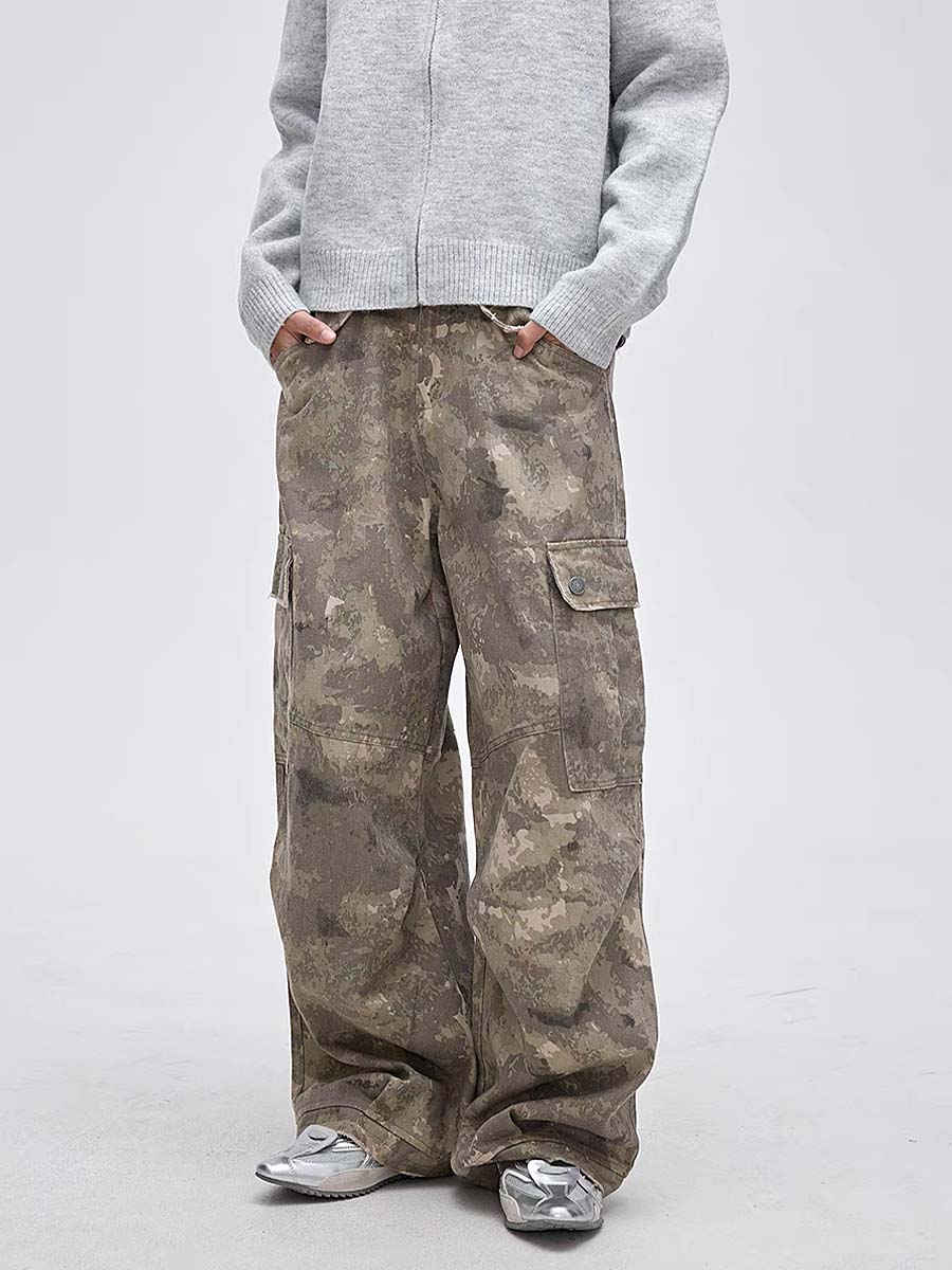 647 Osako "Sands" Printed Cargo Trousers