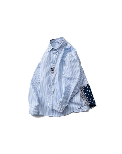 347 Ryōta Casual Pinstriped Shirt