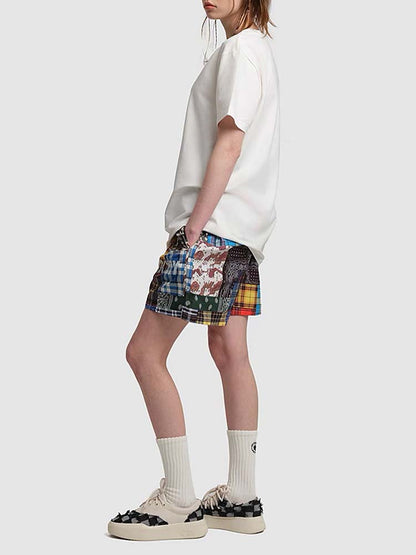 568 Kume Patchwork Shorts