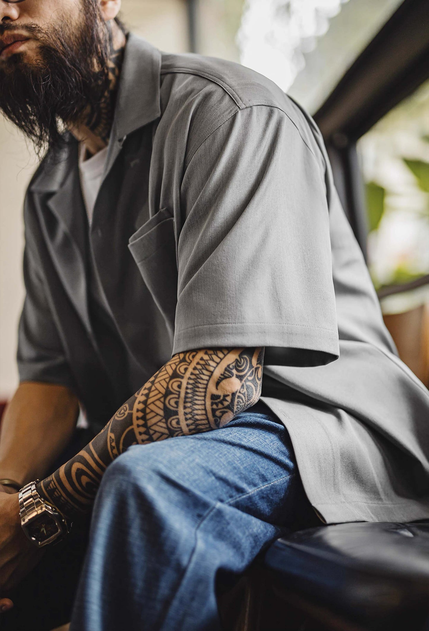704 Fin Camp Collar Shirt
