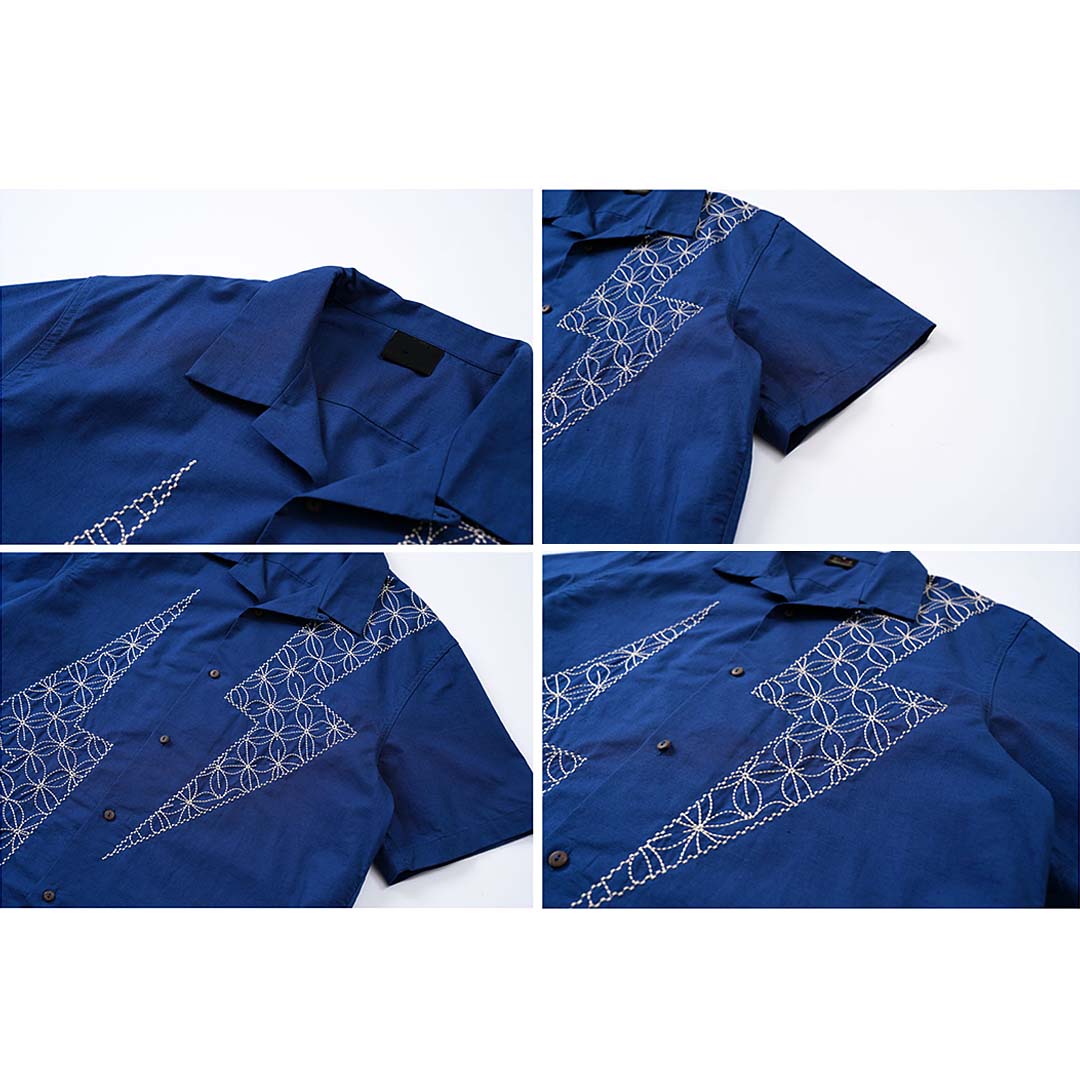 262 Koko Embroidered Camp Collar Shirt