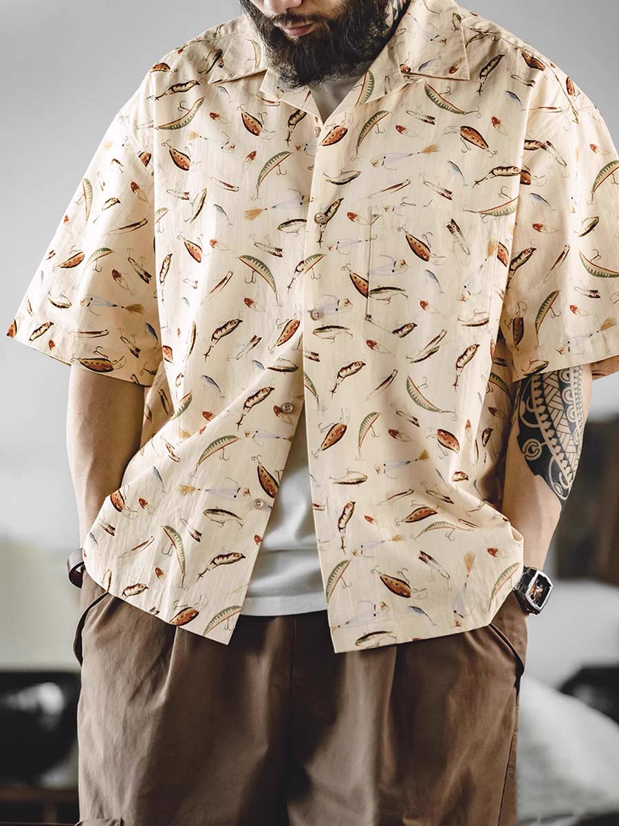 534 Roi "Fisherman" Printed Shirt