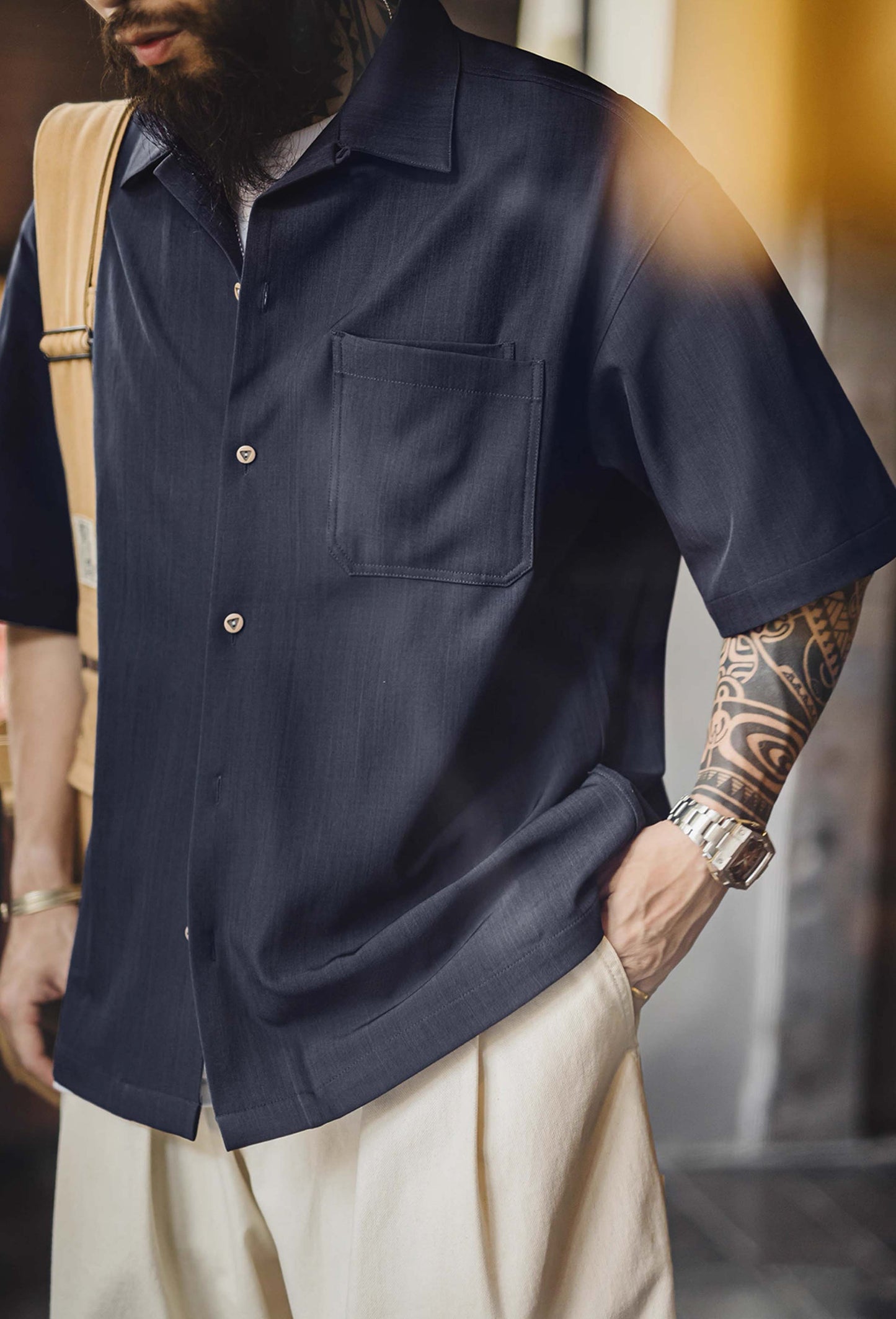 704 Fin Camp Collar Shirt