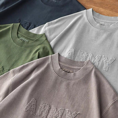 320G Pure Cotton "Army" Tee