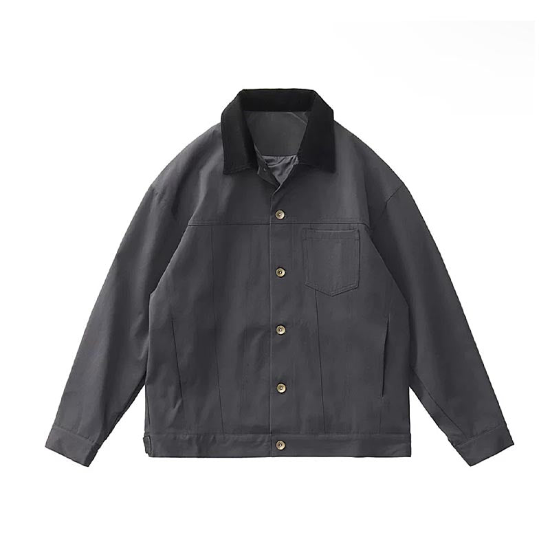 634 Taya Contrast Collar Ranch Jacket