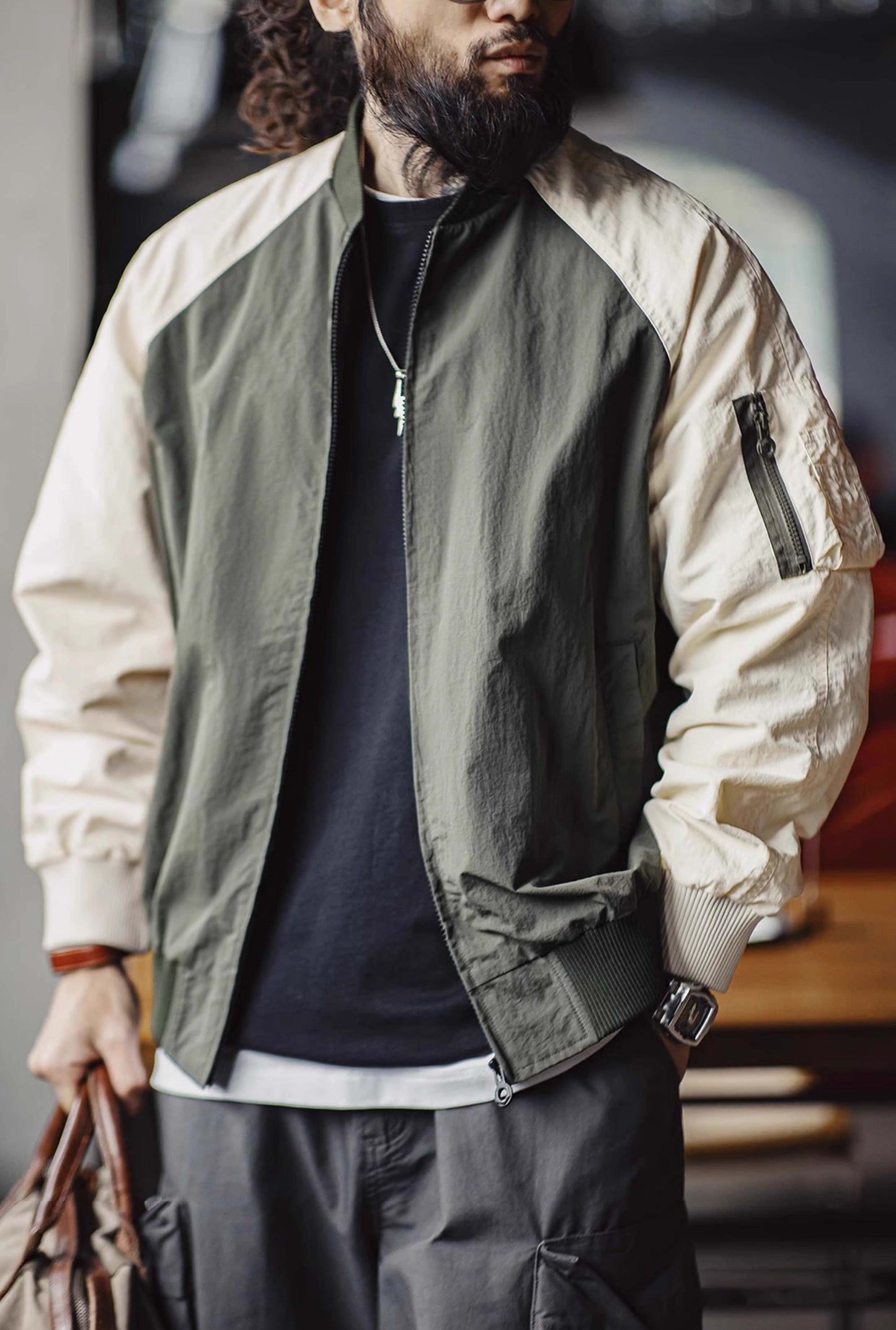 694 Ono Flight Bomber Jacket