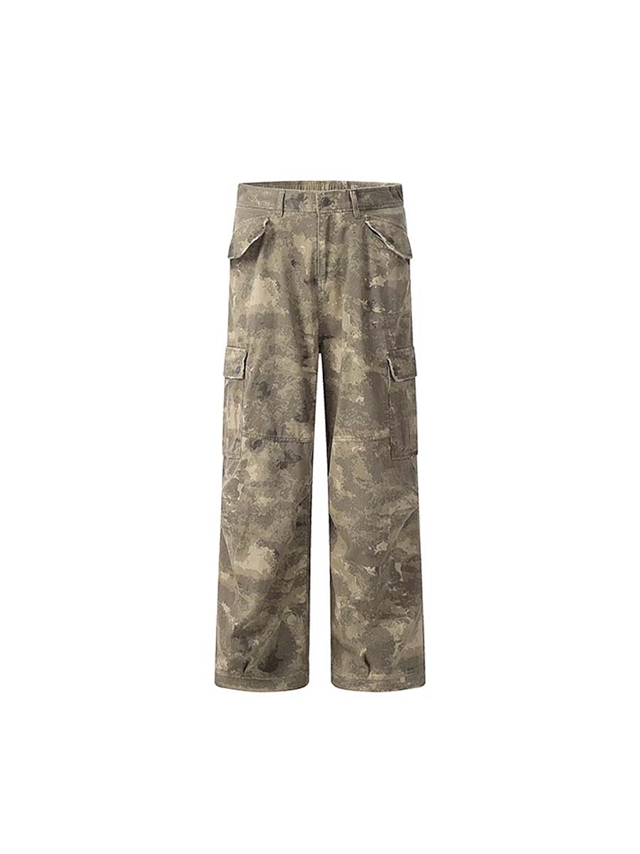 647 Osako "Sands" Printed Cargo Trousers