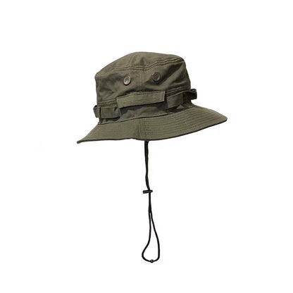 028 Webbing Trimmed Bucket Hat