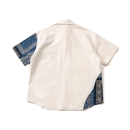 168 Koji Patchwork Short-Sleeve Shirt
