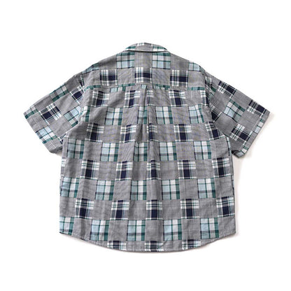104 Hara Checkered Patchwork Shirt