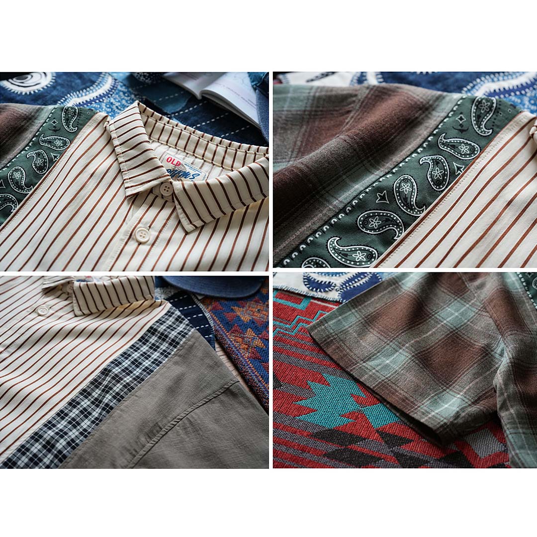 150 Kori Vintage Patchwork Shirt