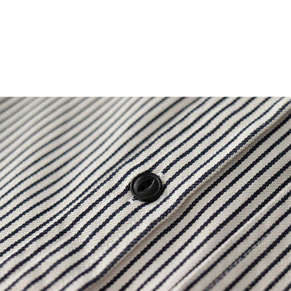 229 Kaoru Striped Workwear Shirt