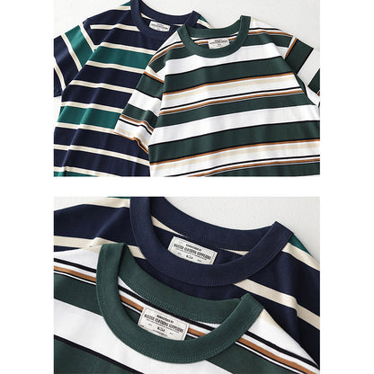 230G Basic Double-Striped Tee