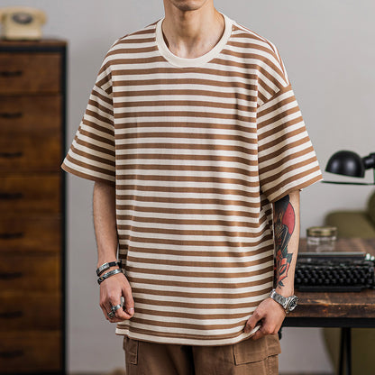 212 Roki Waffle Striped Tee