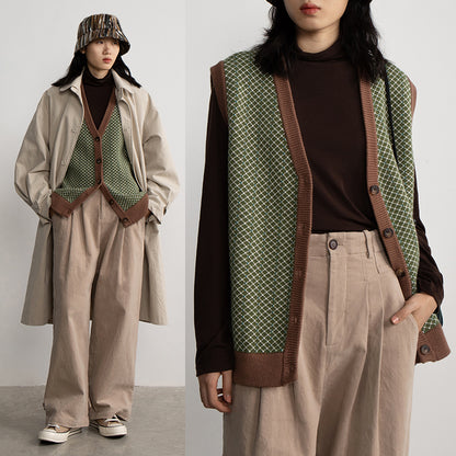 351 Oversized Knitted Vest
