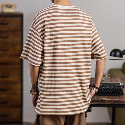 212 Roki Waffle Striped Tee