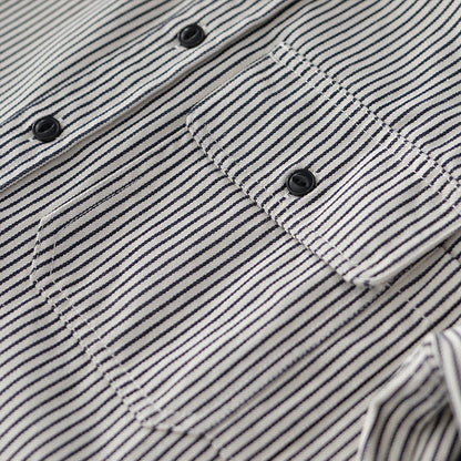 229 Kaoru Striped Workwear Shirt