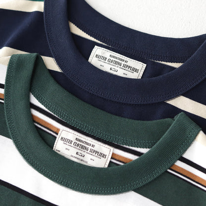230G Basic Double-Striped Tee