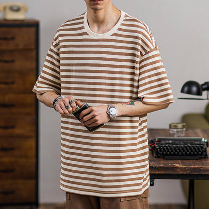 212 Roki Waffle Striped Tee